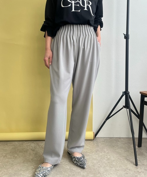 ウエストタックテーパードパンツ LHELBIE│Eimee Law & LHELBIE