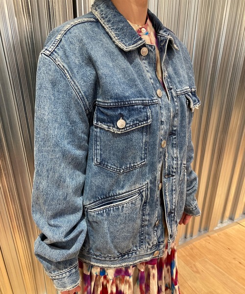 ISABEL MARANT(イザベルマラン)の「デニムジャケット(デニムジャケット・メンズ・ライトインディゴブルー・XL/L)」の5枚目の写真