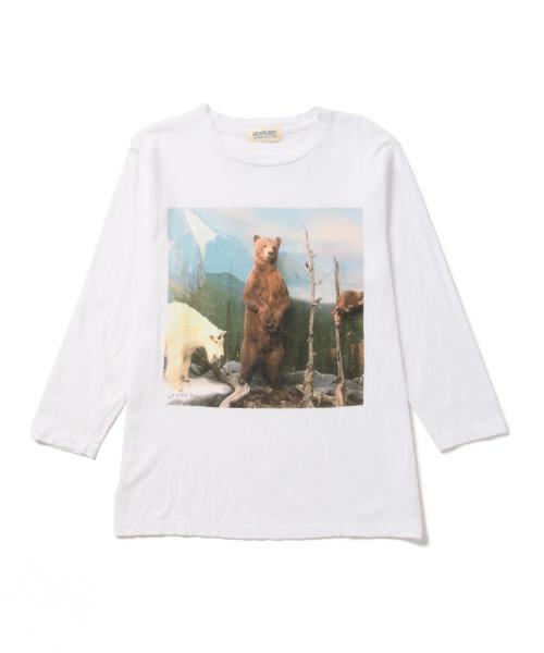 BEAMS BOY（ビームスボーイ）の「masacova! / 7分袖 プリントT（Tシャツ/カットソー・レディース・グレー/ホワイト・ONE SIZE）」の8枚目の写真