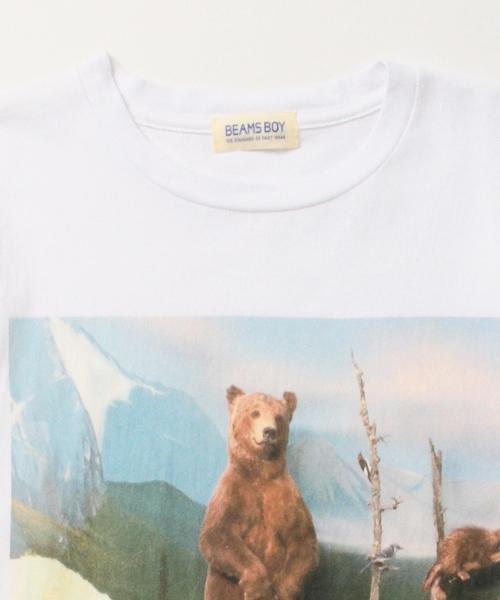 BEAMS BOY（ビームスボーイ）の「masacova! / 7分袖 プリントT（Tシャツ/カットソー・レディース・グレー/ホワイト・ONE SIZE）」の10枚目の写真