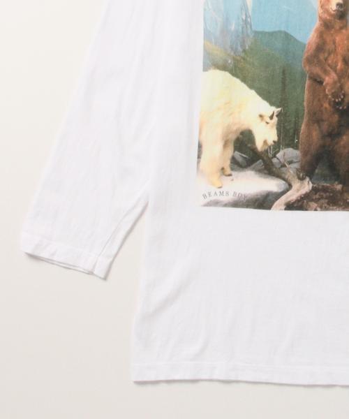 BEAMS BOY（ビームスボーイ）の「masacova! / 7分袖 プリントT（Tシャツ/カットソー・レディース・グレー/ホワイト・ONE SIZE）」の7枚目の写真