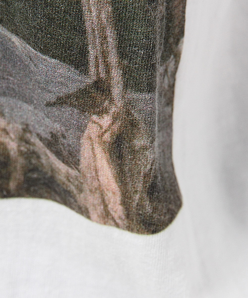 BEAMS BOY（ビームスボーイ）の「masacova! / 7分袖 プリントT（Tシャツ/カットソー・レディース・グレー/ホワイト・ONE SIZE）」の6枚目の写真