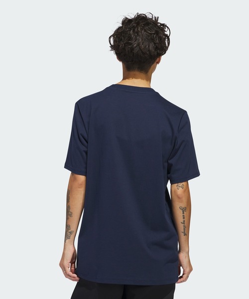 adidas(アディダス)の「ヘンリー・ジョーンズ マイテ半袖Tシャツ / アディダスオリジナルス adidas Originals(Tシャツ/カットソー・メンズ・ブルー・3XL/X-SMALL/XX-LARGE/X-LARGE/LARGE/MEDIUM/SMALL)」の2枚目の写真