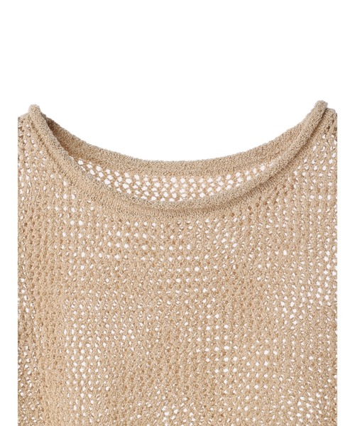 DURAS（デュラス）の「Side open knit（ニット/セーター・レディース・ブラック/ベージュ/グリーン・FREE）」の5枚目の写真