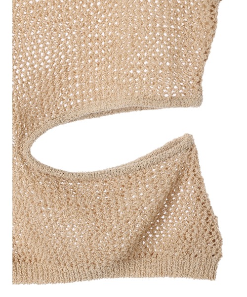 DURAS（デュラス）の「Side open knit（ニット/セーター・レディース・ブラック/ベージュ/グリーン・FREE）」の8枚目の写真