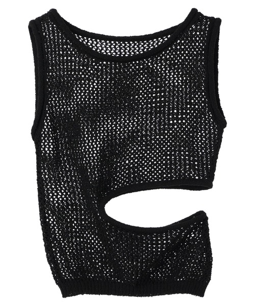 DURAS（デュラス）の「Side open knit（ニット/セーター・レディース・ブラック/ベージュ/グリーン・FREE）」の14枚目の写真