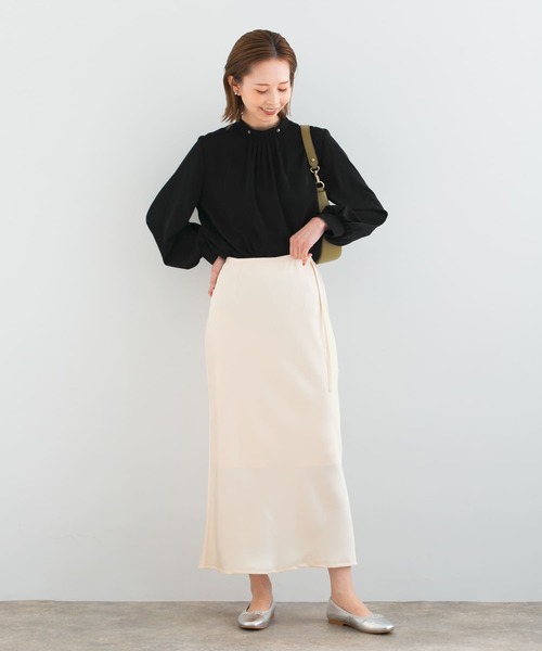 【セール】リップルサテンスカート（スカート）｜URBAN RESEARCH ROSSO WOMEN（アーバンリサーチ ロッソ）