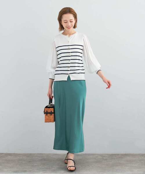 【セール】リップルサテンスカート（スカート）｜URBAN RESEARCH ROSSO WOMEN（アーバンリサーチ ロッソ）