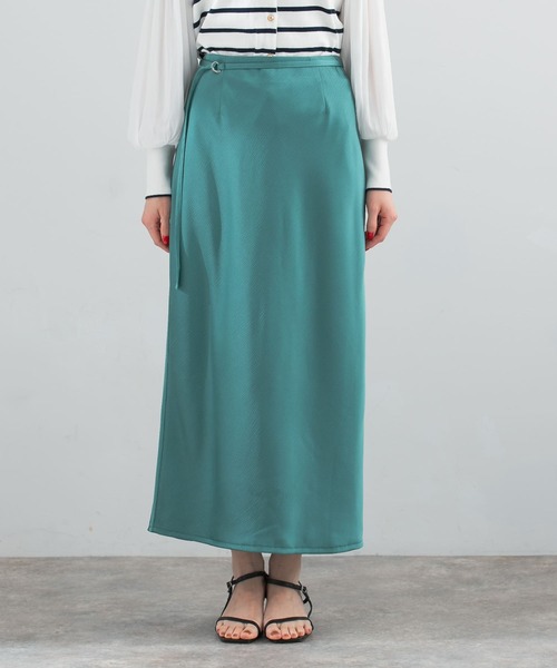 【セール】リップルサテンスカート（スカート）｜URBAN RESEARCH ROSSO WOMEN（アーバンリサーチ ロッソ）