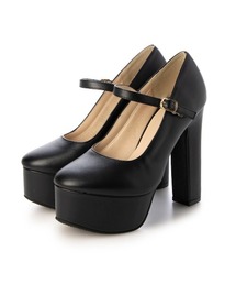 Elvis Luce（エルビスルーチェ）の「ElvisLuce(エルビスルーチェ)13.5cm厚底ストームヒールパンプス（パンプス）」
