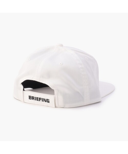 BRIEFING（ブリーフィング）の「【完売カラー9月上旬～中旬頃入荷予定】MENS BASIC FLAT VISOR CAP（キャップ・メンズ・ホワイト/ネイビー/ベージュ/オリーブ/ブラック・FREE）」の6枚目の写真