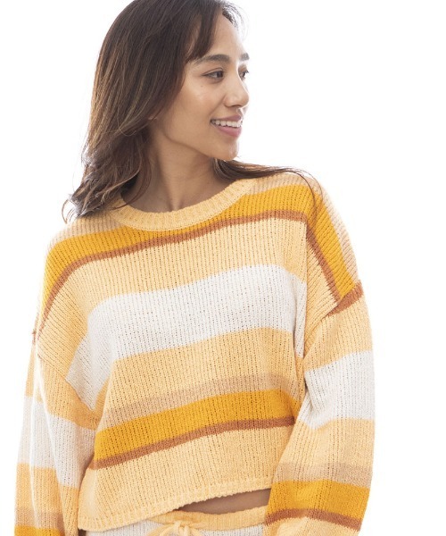 BILLABONG（ビラボン）の「BILLABONG レディース SOL TIME セーター 【2024年春夏モデル】/ビラボンニット（ニット/セーター・レディース・マルチ・MEDIUM）」の3枚目の写真