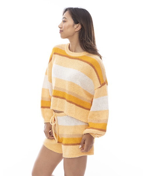 BILLABONG（ビラボン）の「BILLABONG レディース SOL TIME セーター 【2024年春夏モデル】/ビラボンニット（ニット/セーター・レディース・マルチ・MEDIUM）」の4枚目の写真