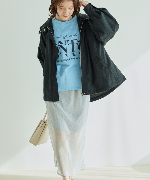 Jayro（ジャイロ）の「ラメプリーツ　スリットタイトスカート（スカート・レディース・ベージュ/グレー/ブルー・M）」の11枚目の写真