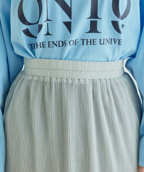 Jayro（ジャイロ）の「ラメプリーツ　スリットタイトスカート（スカート・レディース・ベージュ/グレー/ブルー・M）」の19枚目の写真