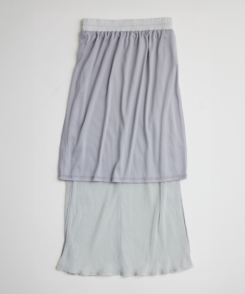 Jayro（ジャイロ）の「ラメプリーツ　スリットタイトスカート（スカート・レディース・ベージュ/グレー/ブルー・M）」の22枚目の写真