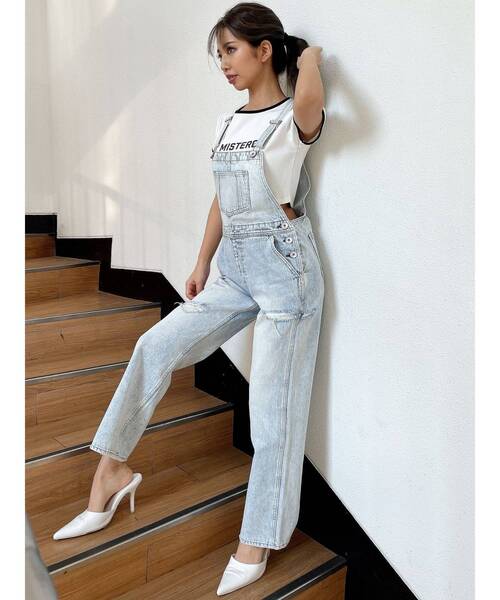 GYDA（ジェイダ）の「MISTEROリンガーショートTシャツ（Tシャツ/カットソー・レディース・オフホワイト/ブラック・FREE）」の13枚目の写真