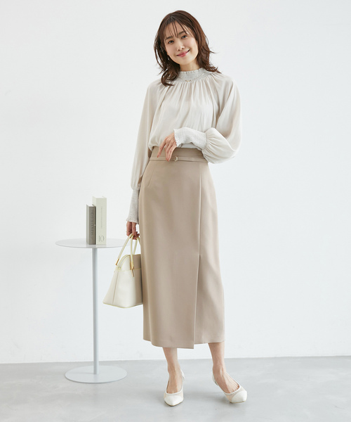 ROPE' PICNIC(ロペピクニック)の「【一部店舗限定34-42サイズ】360°ウルトラストレッチ/タイトスカート(スカート・レディース・ブラック/イエロー系その他3/ネイビー・36/38/40)」の7枚目の写真