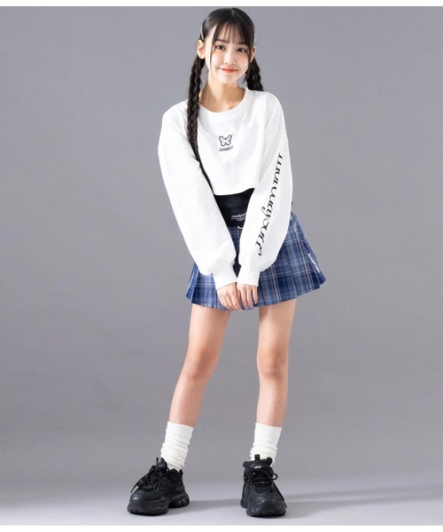 トップス anna ANAP GiRL（アナップガール）の「ショートレイヤード見え