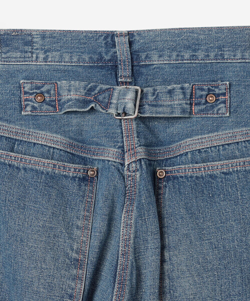 orSlow（オアスロウ）の「orSlow | デニムペインターパンツ WOMEN（デニムパンツ・レディース・ブルー・1/2）」の15枚目の写真