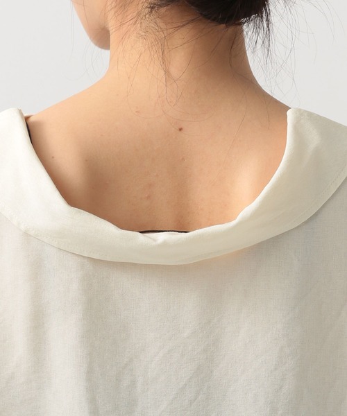 BAYFLOW（ベイフロー）の「シアーBIGシャツプルオーバー（シャツ/ブラウス・レディース・オフホワイト/ピンク/モカ・FREE）」の16枚目の写真