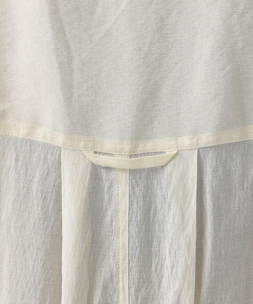 BAYFLOW（ベイフロー）の「シアーBIGシャツプルオーバー（シャツ/ブラウス・レディース・オフホワイト/ピンク/モカ・FREE）」の17枚目の写真