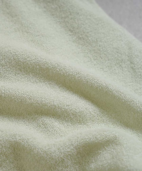 NAOMI ITO（ナオミイトウ）の「【NAOMI ITO(ナオミイトウ)】 オーガニックパイル 半袖2wayドレス 50～70cm（ロンパース・キッズ・ライトグリーン/クリーム・50-70cm）」の7枚目の写真