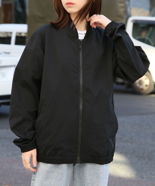 【新品】かなりお買い得⭐︎Elastic ブルゾン　これからのシーズン大活躍！ リバーシブル ナイロン×フリース オーバートラックブルゾン（ブルゾン