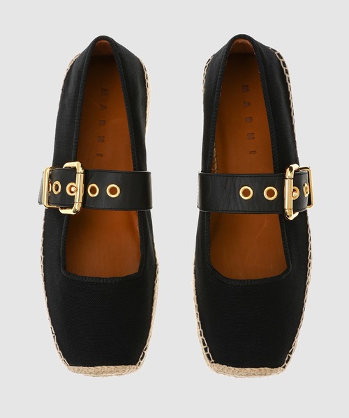 MARNI（マルニ）の「CANVAS MARY JANE / メリージェーンシューズ（その他シューズ・レディース・ブラック・37(24cm)/36(23cm)/35(22cm)）」の5枚目の写真