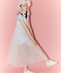 Candy Stripper | TULLE SHIRRING ドレス(ワンピース)