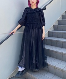 Candy Stripper | TULLE SHIRRING ドレス(ワンピース)