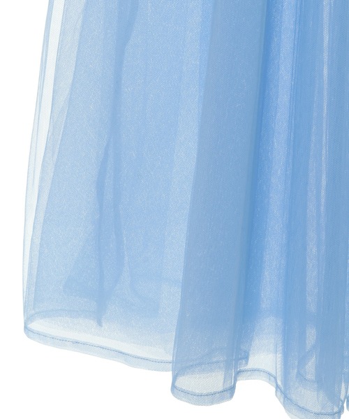 Candy Stripper（キャンディストリッパー）の「TULLE SHIRRING ドレス（ワンピース・レディース・ブラック/ライトブルー/オフホワイト・2）」の21枚目の写真