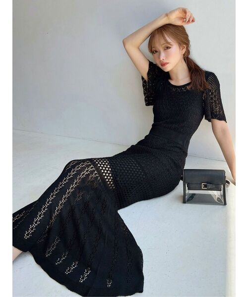 クロシェニット ワンピース セール】クロシェニットワンピース（ワンピース）｜RESEXXY