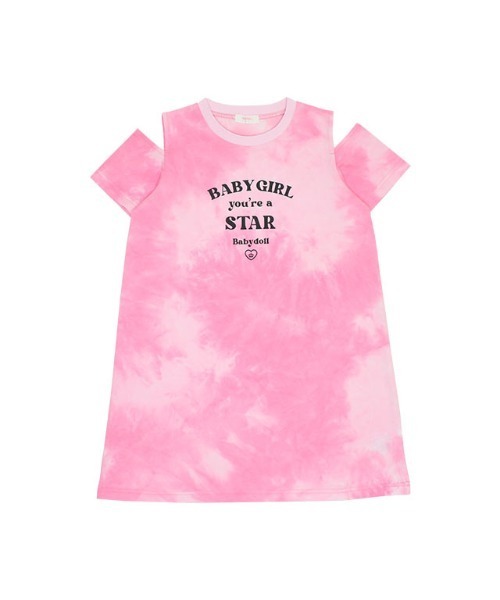 BABYDOLL(ベビードール)の「チュールキャミ付きワンピース 2点セット 9351K(ワンピース・キッズ・ベビーピンク/ブラック・110cm/120cm/130cm/140cm/90cm/100cm)」の8枚目の写真