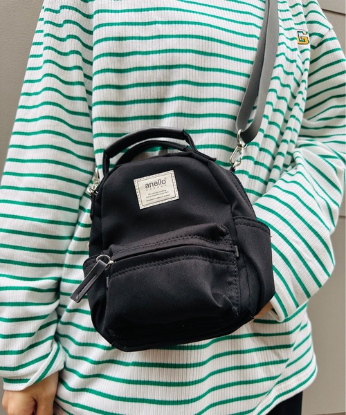 anello(アネロ)の「anello GRANDE / モッテ 2WAYナノショルダー / GHM0559(ショルダーバッグ・レディース・ベージュ/グレー/ピンク/ブルー/ブラック・ONESIZE)」の18枚目の写真