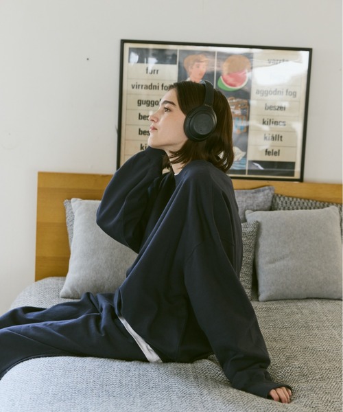 flaner（フラネ）の「Loose flaner logo sweat / ルーズflanerロゴスウェット（スウェット・レディース・グレー/ブラック/ネイビー/オレンジ・SMALL/MEDIUM/LARGE）」の20枚目の写真