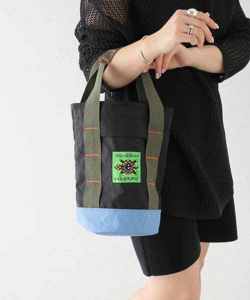バッグ Brain dead EQUIPMENT CINCHED CHALK BAG Brain Dead Equipment Cinched Chalk Bag - Black