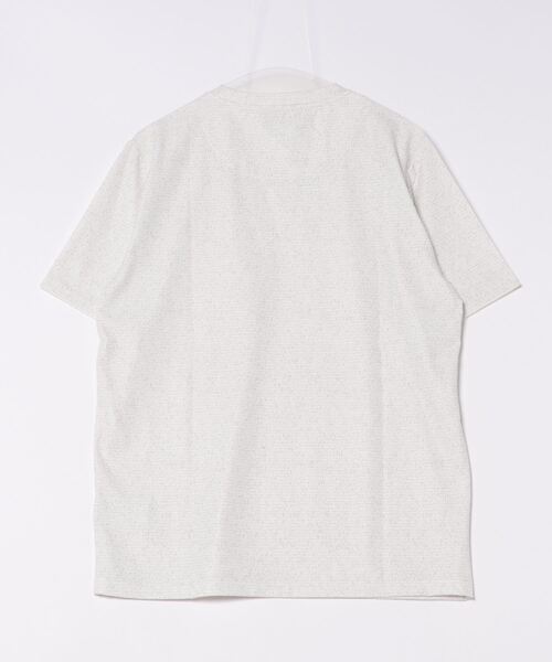 TAKA-Q(タカキュー)の「【ストレッチ】タカキュー メッシュ 転写プリント クルーネック 半袖 Tシャツ(Tシャツ/カットソー・メンズ・ライトグレー/ブルー/ホワイト×ブラック・LARGE/X-LARGE/MEDIUM)」の5枚目の写真