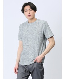 TAKA-Q（タカキュー）の「【ストレッチ】タカキュー メッシュ 転写プリント クルーネック半袖Tシャツ（Tシャツ/カットソー・メンズ）」