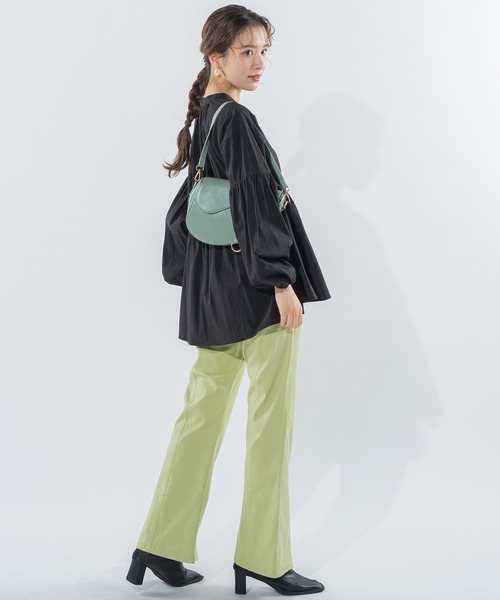 VICKY(ビッキー)の「【脚長効果抜群】センタースリットパンツ《手洗い可能》(スラックス・レディース・ベージュ/ブラック/グリーン・M)」の16枚目の写真