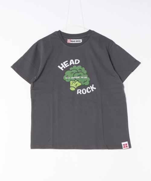 HEAD ROCK(ヘッドロック)の「半袖Tシャツ(大人)(Tシャツ/カットソー・レディース・ネイビー/オートミール/スミクロ・185/175/165)」の1枚目の写真