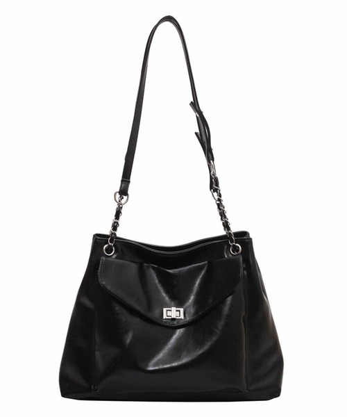 NANEA（ナネア）の「チェーンショルダー2WAYトートバッグ（トートバッグ・レディース・ホワイト/ブラック/ピンク/シルバー/グリーン・フリー）」の8枚目の写真