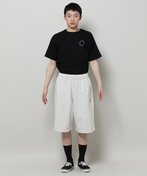 ALAND（エーランド）の「【UNISEX】ALAND／ルーズワイドスウェットショーツ（スウェットパンツ・レディース・ライトグレー/ネイビー・FREE）」の17枚目の写真