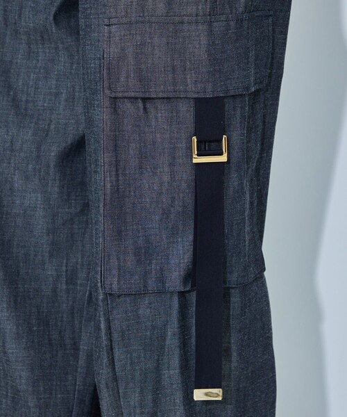 AKIKOAOKI（アキコアオキ）の「【AKIKOAOKI/アキコアオキ】wide work trousers-02（カーゴパンツ・レディース・ブラック・FREE）」の10枚目の写真
