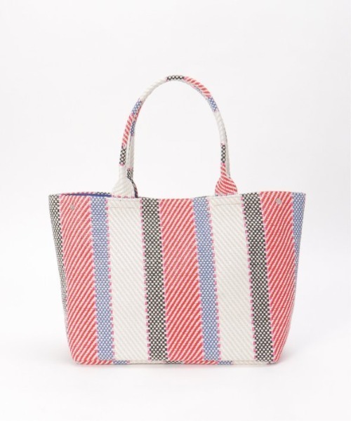 LBC（エルビーシー）の「雑材モザイクA4トートバッグ（トートバッグ・レディース・ネイビー/オレンジ系/オレンジ/レッド/ダークネイビー・FREE）」の8枚目の写真