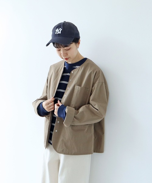 【セール】切り替えボーダー ポケットカットソー（Tシャツ/カットソー）｜PAR ICI（パーリッシィ）