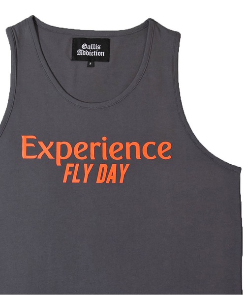 GALLIS ADDICTION（ガリスアディクション）の「GA LOGO TANK-TOP（タンクトップ・メンズ・ホワイト/チャコール/ブラック・FREE）」の3枚目の写真