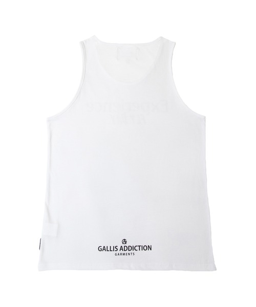 GALLIS ADDICTION（ガリスアディクション）の「GA LOGO TANK-TOP（タンクトップ・メンズ・ホワイト/チャコール/ブラック・FREE）」の5枚目の写真
