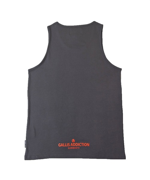 GALLIS ADDICTION（ガリスアディクション）の「GA LOGO TANK-TOP（タンクトップ・メンズ・ホワイト/チャコール/ブラック・FREE）」の9枚目の写真