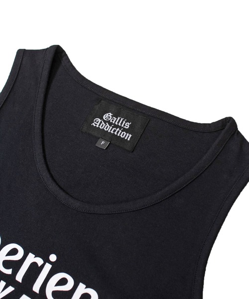 GALLIS ADDICTION（ガリスアディクション）の「GA LOGO TANK-TOP（タンクトップ・メンズ・ホワイト/チャコール/ブラック・FREE）」の10枚目の写真